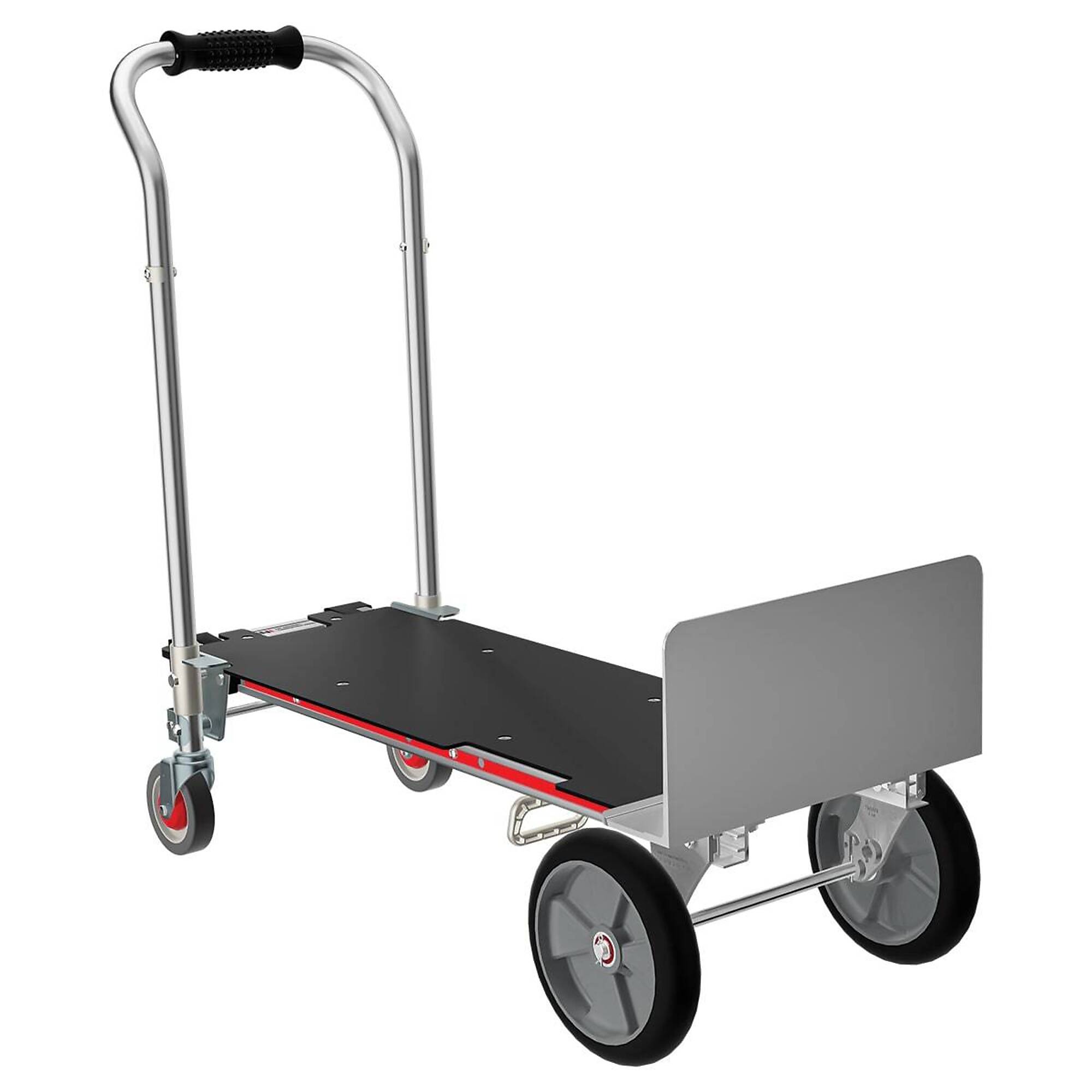 Magliner Gemini Jr. Convertible Hand Truck — 10in. Balloon Cushion Wheels, Model# GEKJ1-G2BR---P
